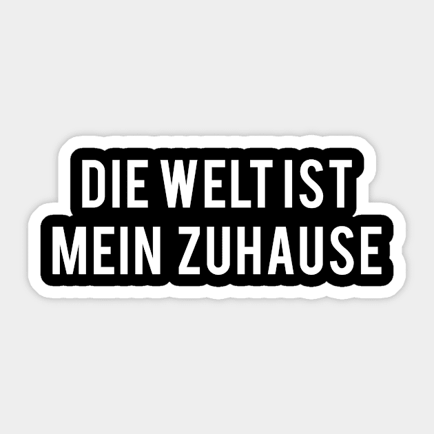 German: At Home in the World  🇩🇪 Sticker by The Commonplace